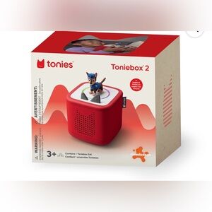 Brand new in box Chase Toniebox 2 Starter Set - Sunset Red (Bilingual)